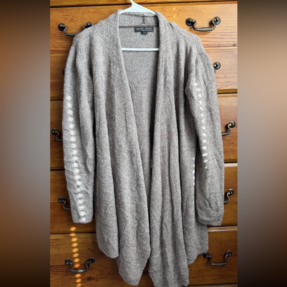 Barefoot Dreams Bamboo Chic Lite Calypso Drape Cardigan L/XL